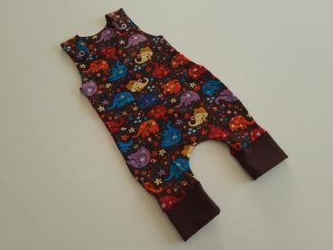 Strampler Elefanten Braun